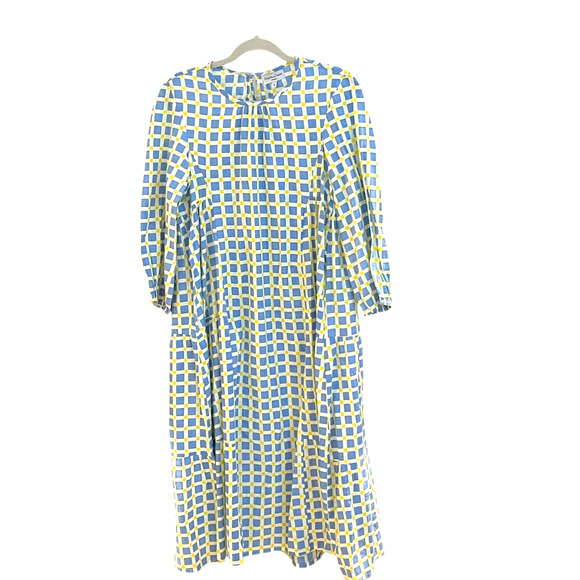 Monsoon and Beyond Lexi Midi Dress In Fontainhos Blue Size S - Picture 4 of 9